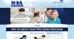 Desktop Screenshot of noamedical.com