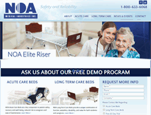 Tablet Screenshot of noamedical.com